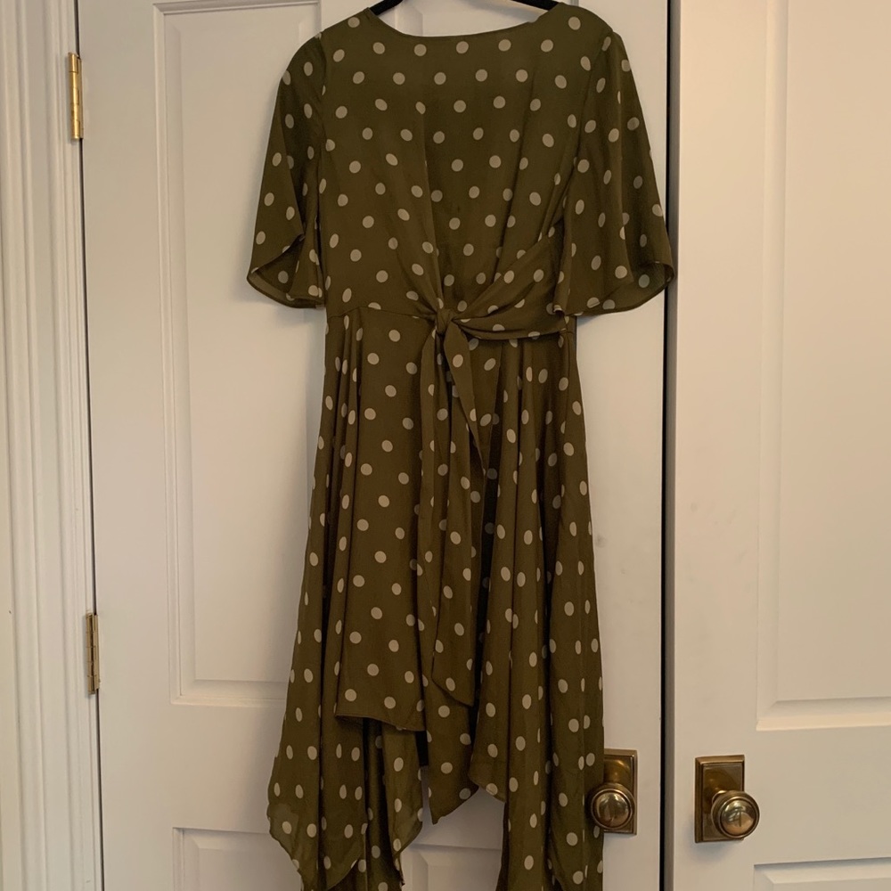 Chriselle Lim Handkerchief Hem Midi Dress - Small